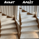 Nettoyage professionnel escalier moquette pro